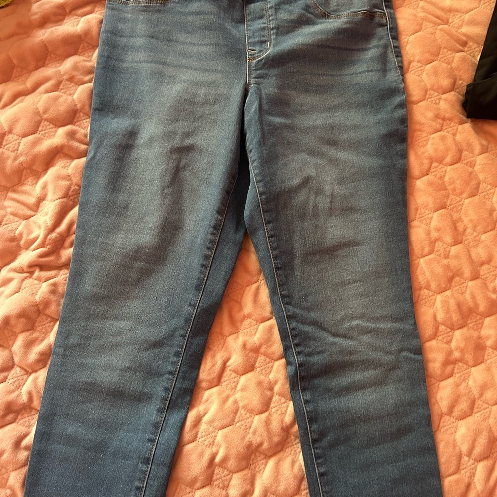 Nine West Blue Skinny Jeans with Stretch (jeggings)